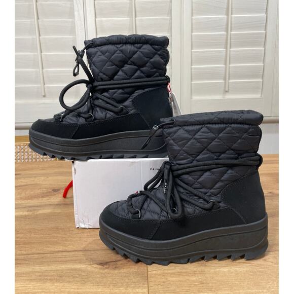 Pajar Canada Women's Travita Lace Up Winter Snow Boots Black Size 7.5 NIB WP - Picture 2 of 10
